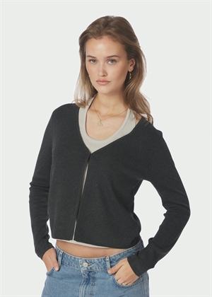 Tamina knit bluse Antrasit Neo Noir 